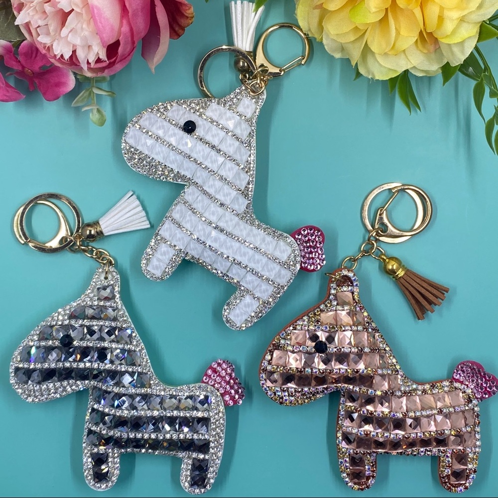 ✨ Sapphire Blue✨Lucky Crystal Bling Horse Keyc… - Picture 5 of 5